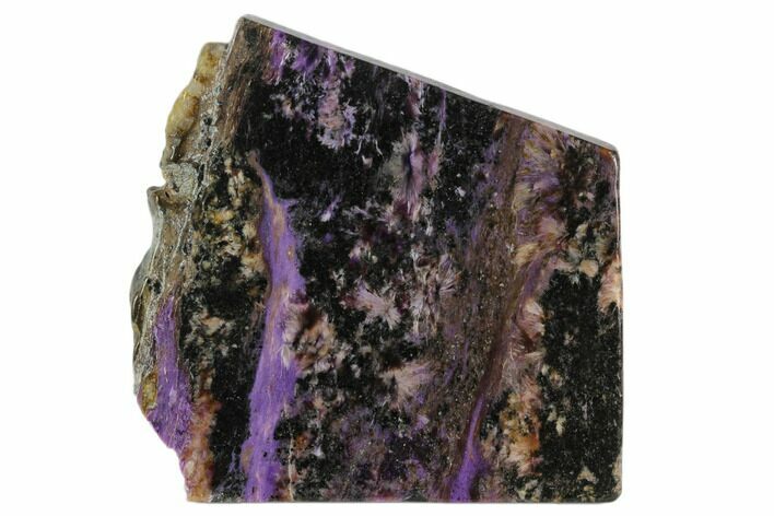 Purple Polished Charoite Slab - Siberia #129080